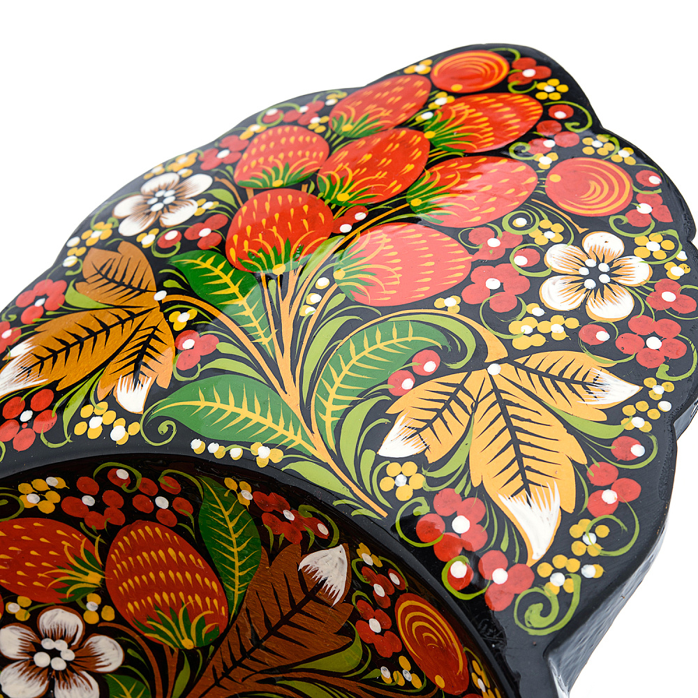 Братина с ковшиками «Лебедь». Хохлома - интернет магазин Русь Велика я фото 4