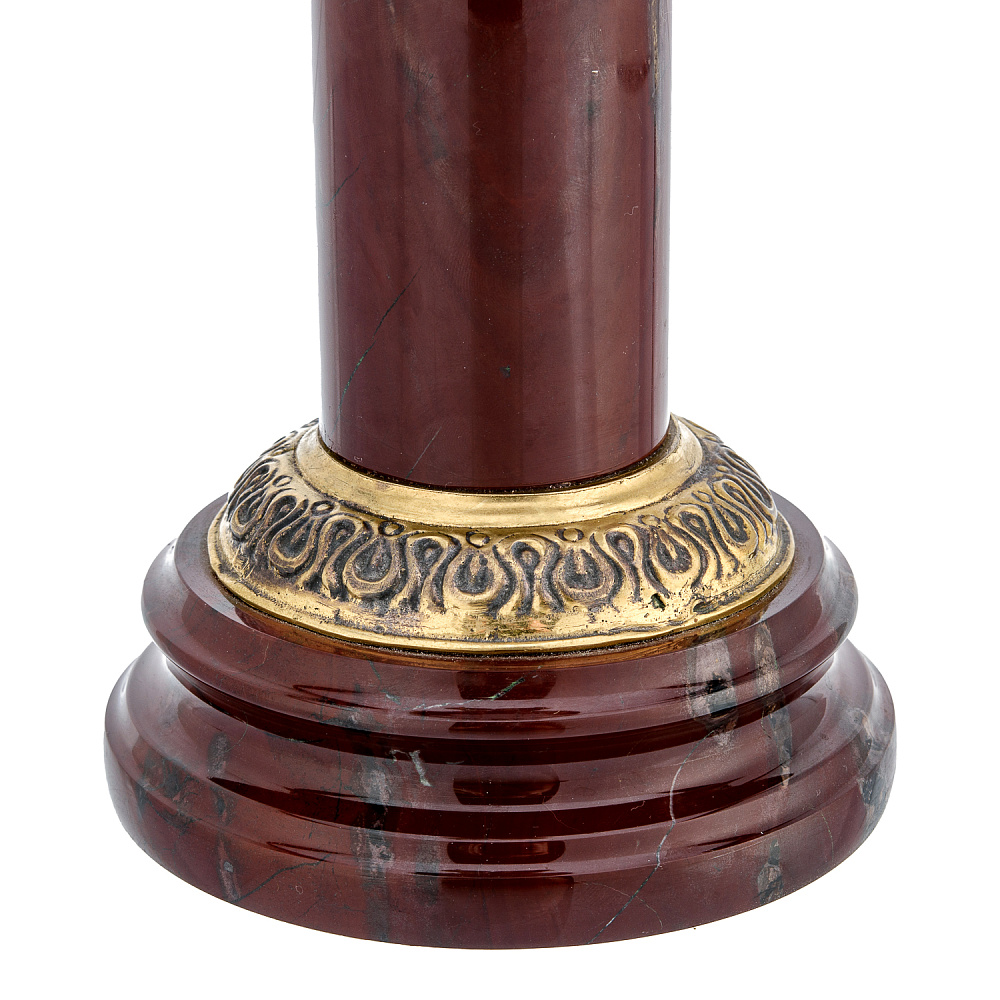 Набор из двух трехрожковых канделябров из натурального камня - интернет магазин Русь Велика я фото 5