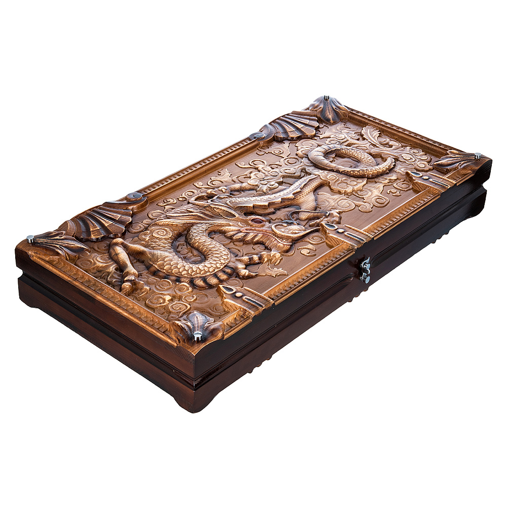 Нарды деревянные «Дракон» 60х30 см - интернет магазин Русь Велика я фото 1