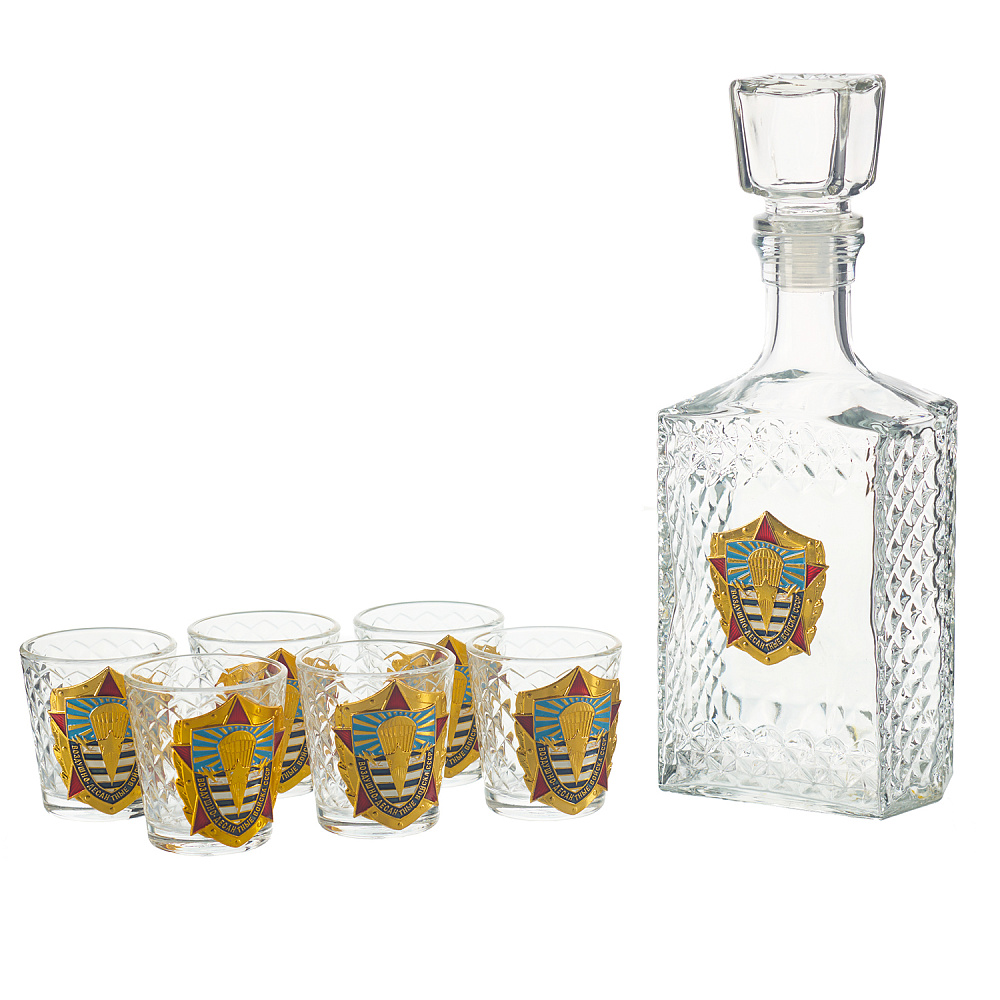 Питейный набор на 6 персон «ВДВ» - интернет магазин Русь Велика я 