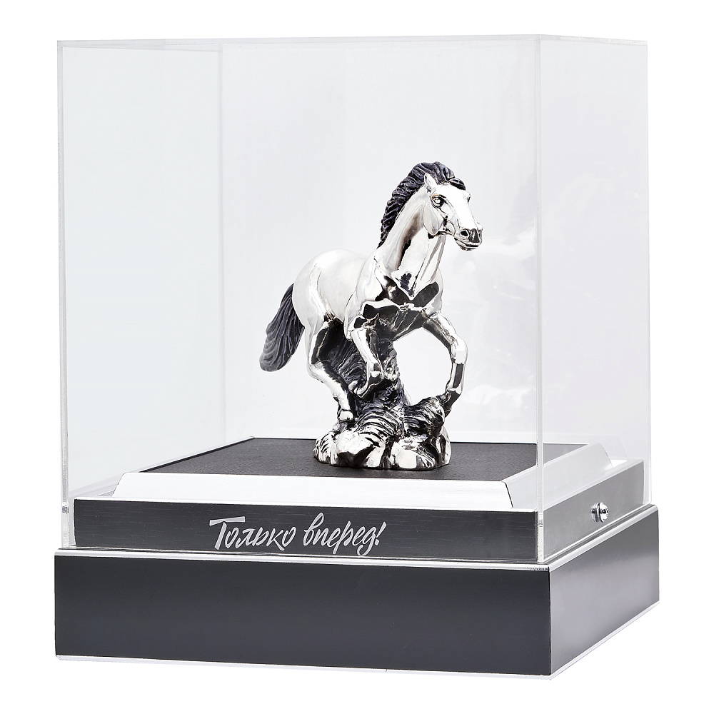 Лошадь Символ 2026 года. Статуэтка «Только вперед» - интернет магазин Русь Велика я 