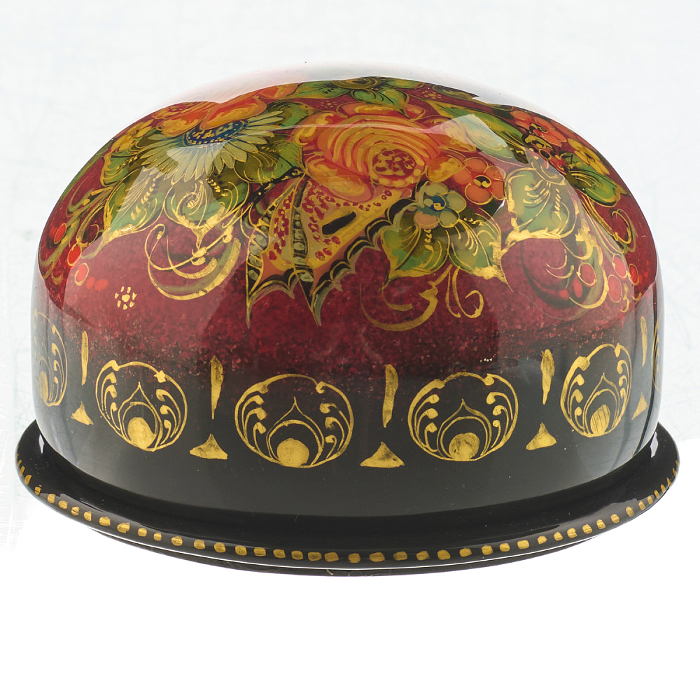 Шкатулка с художественной росписью «Цветы» - интернет магазин Русь Велика я фото 1