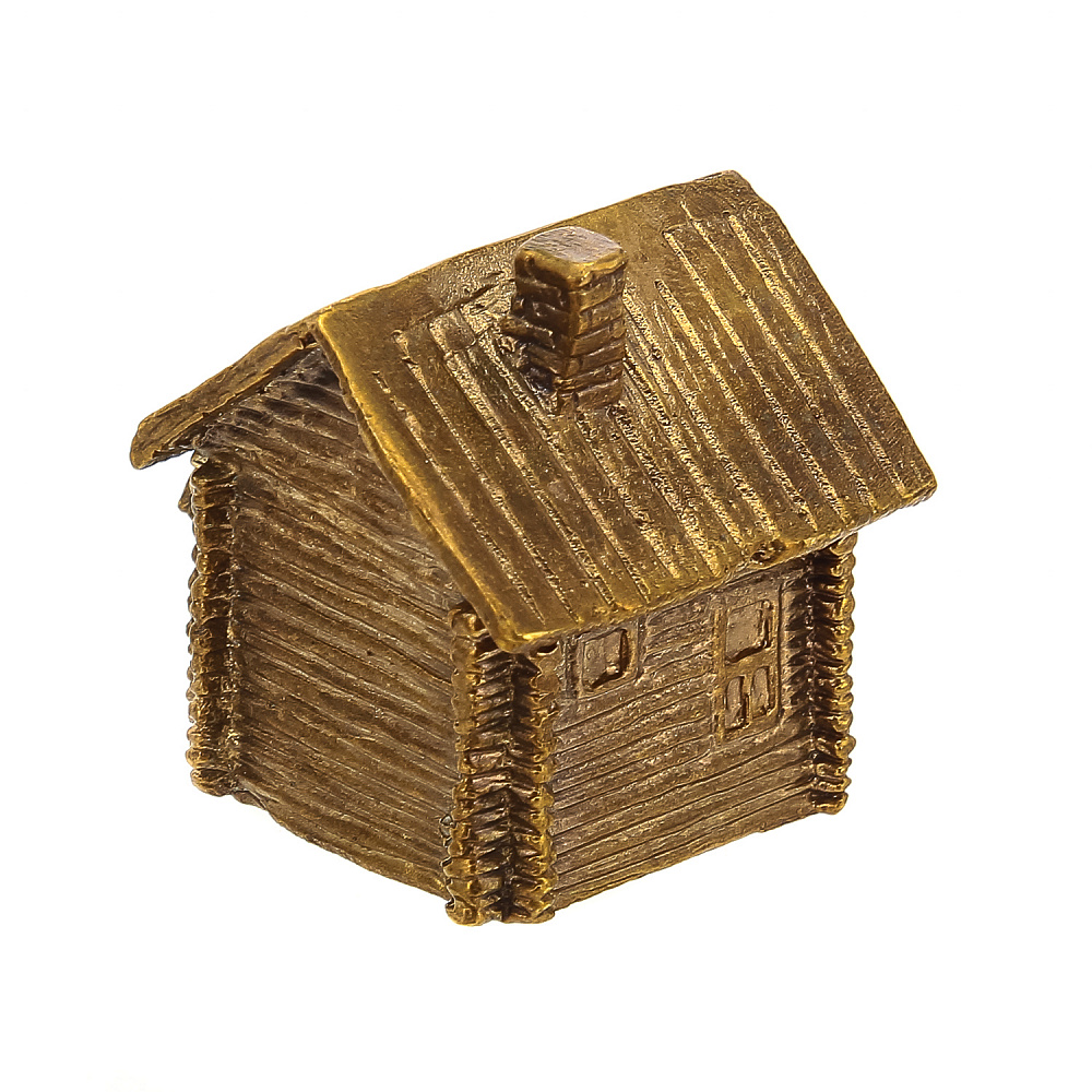 Бронзовый колокольчик «Избушка» - интернет магазин Русь Велика я фото 2