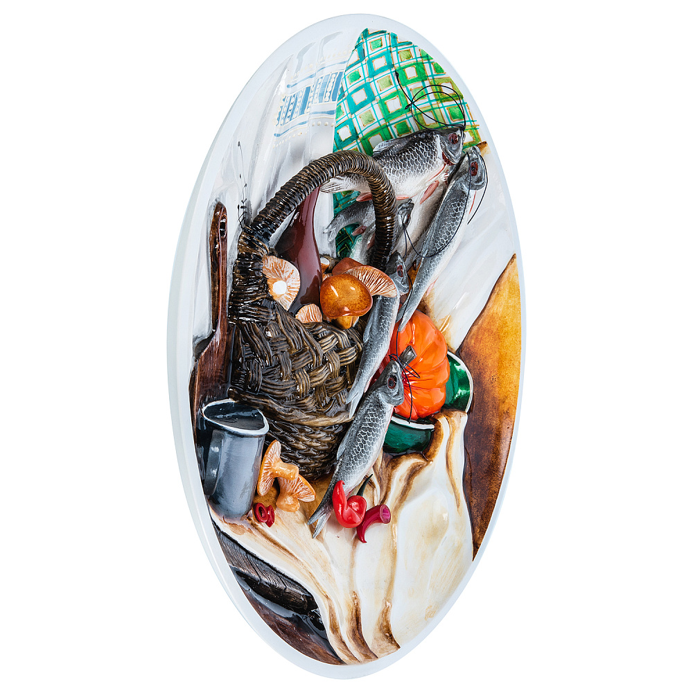 Декоративное панно-тарелка из керамики 31х31 см - интернет магазин Русь Велика я фото 1