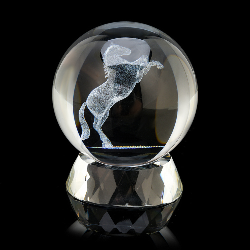 Лазерная графика. Символ 2026 года. Статуэтка «Лошадь» - интернет магазин Русь Велика я 