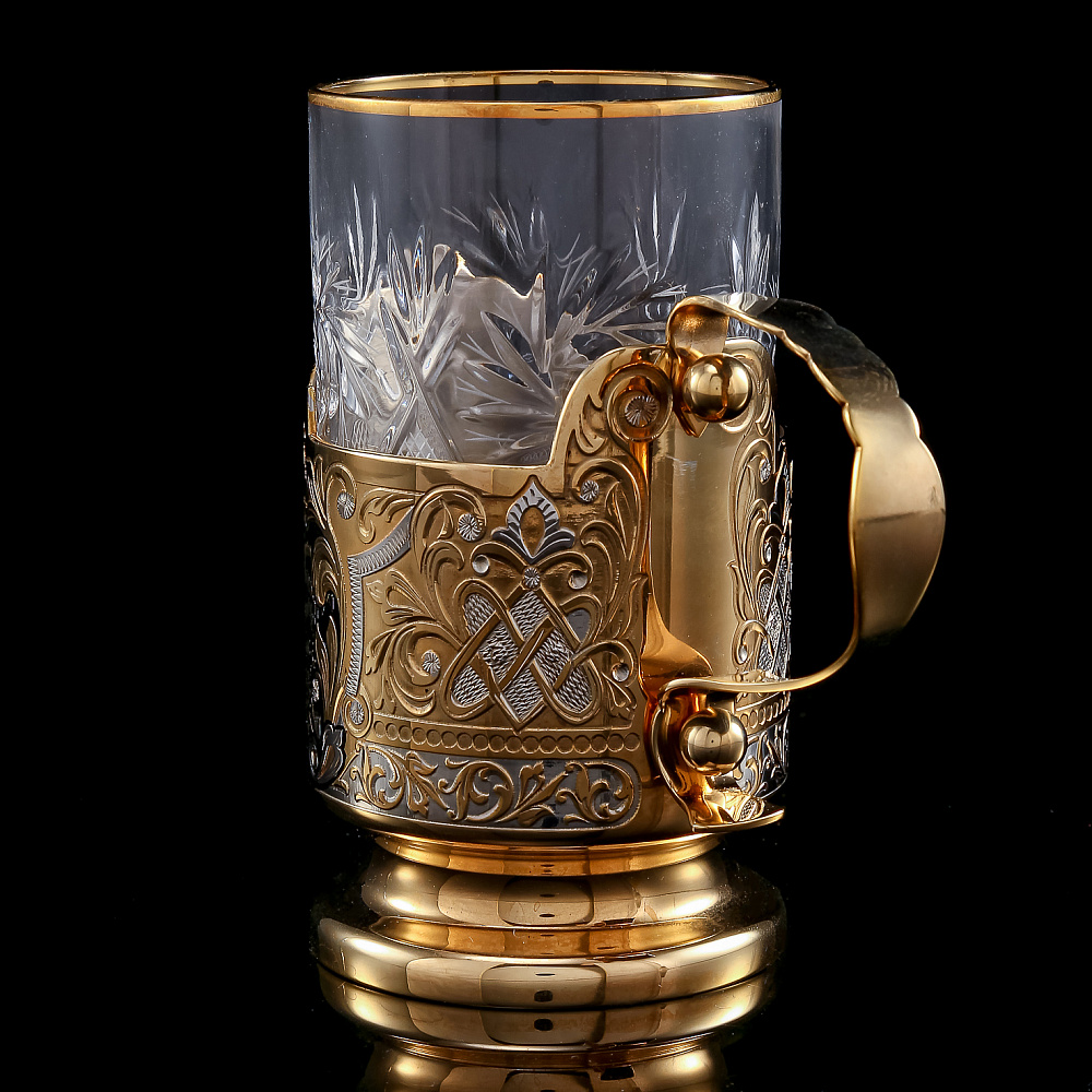 Подстаканник «Охотники на привале». Златоуст - интернет магазин Русь Велика я фото 3