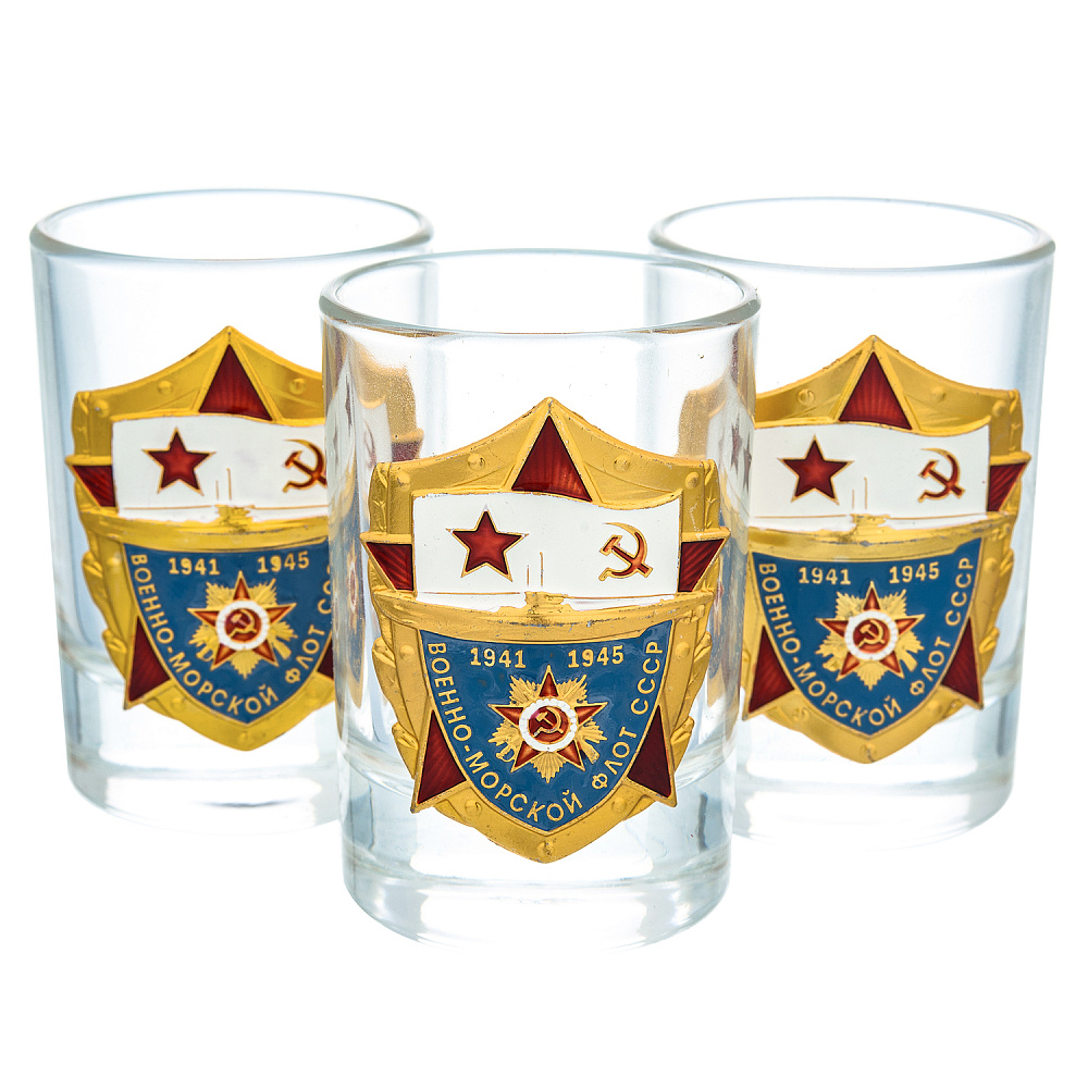 Набор стопок 50 мл «ВМФ» - интернет магазин Русь Велика я 