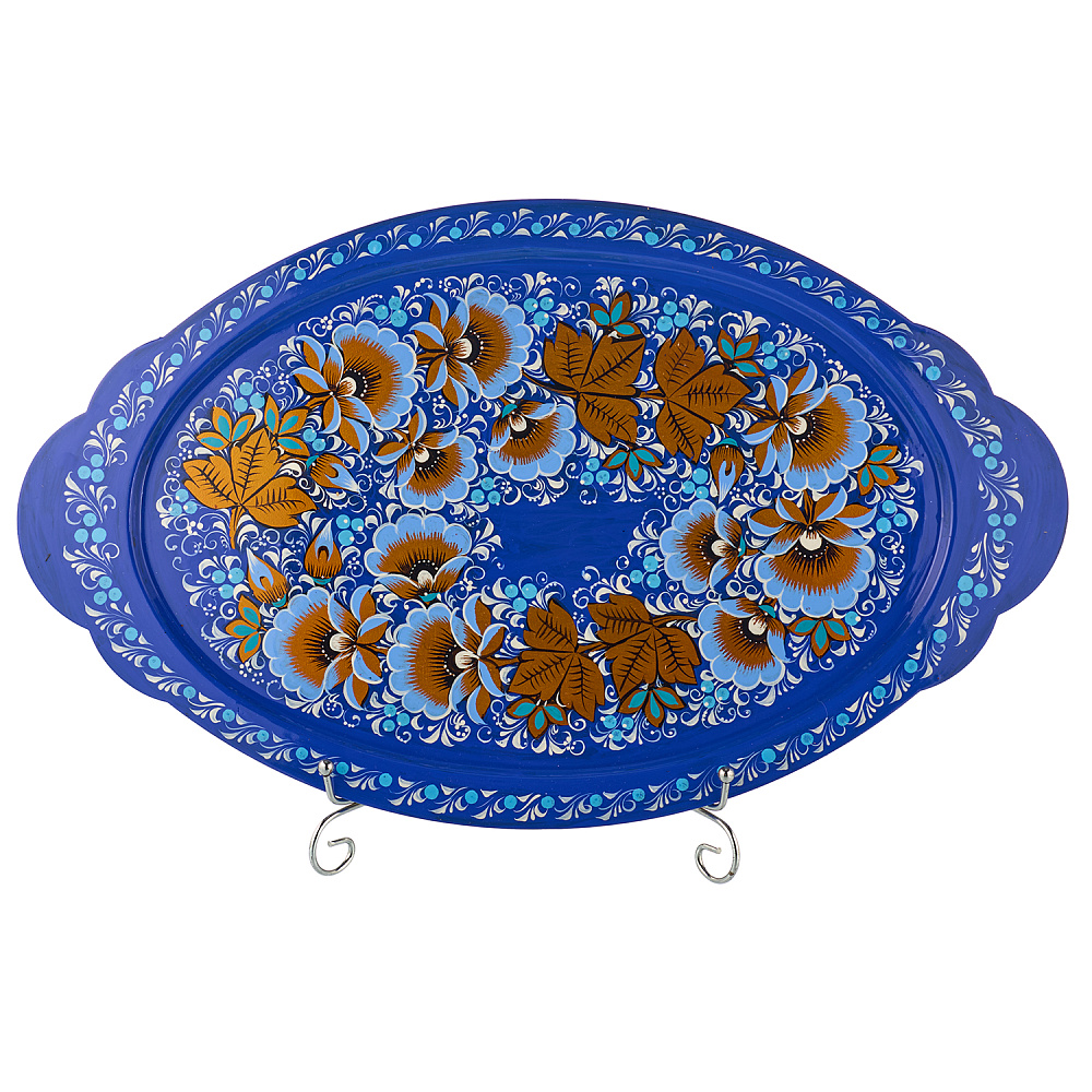 Питейный набор для шампанского «Цветы». Хохлома - интернет магазин Русь Велика я фото 5