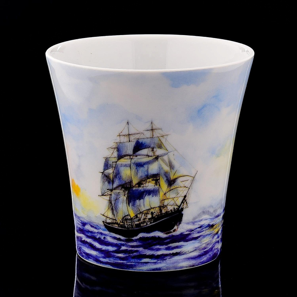 Чайная пара «Фрегат-2» форма «Ленинградская 2» ИФЗ - интернет магазин Русь Велика я фото 3