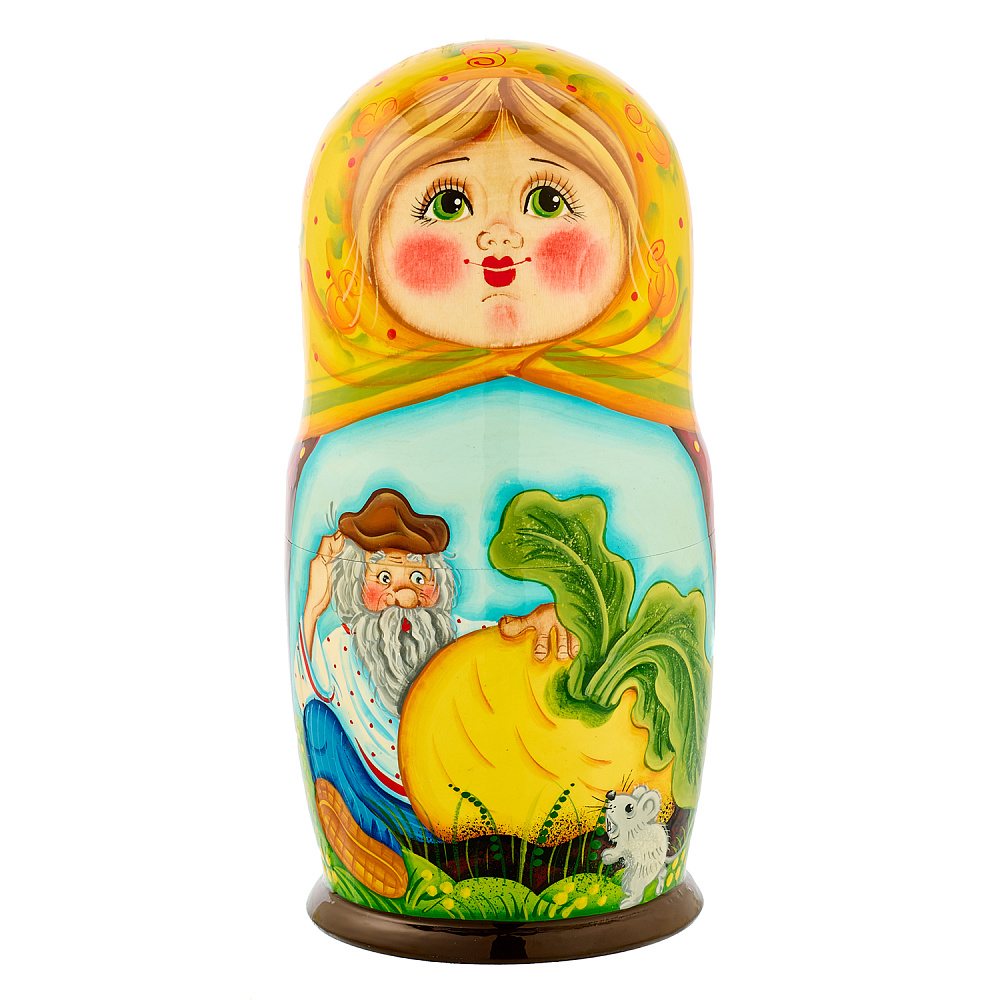 Матрешка «Репка» 8 мест - интернет магазин Русь Велика я фото 1