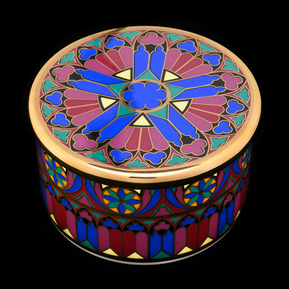 Шкатулка «Готическая». Форма Идиллия. ИФЗ - интернет магазин Русь Велика я фото 1