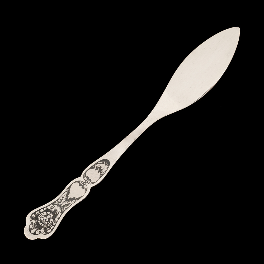 Нож для масла из серебра 925* - интернет магазин Русь Велика я 