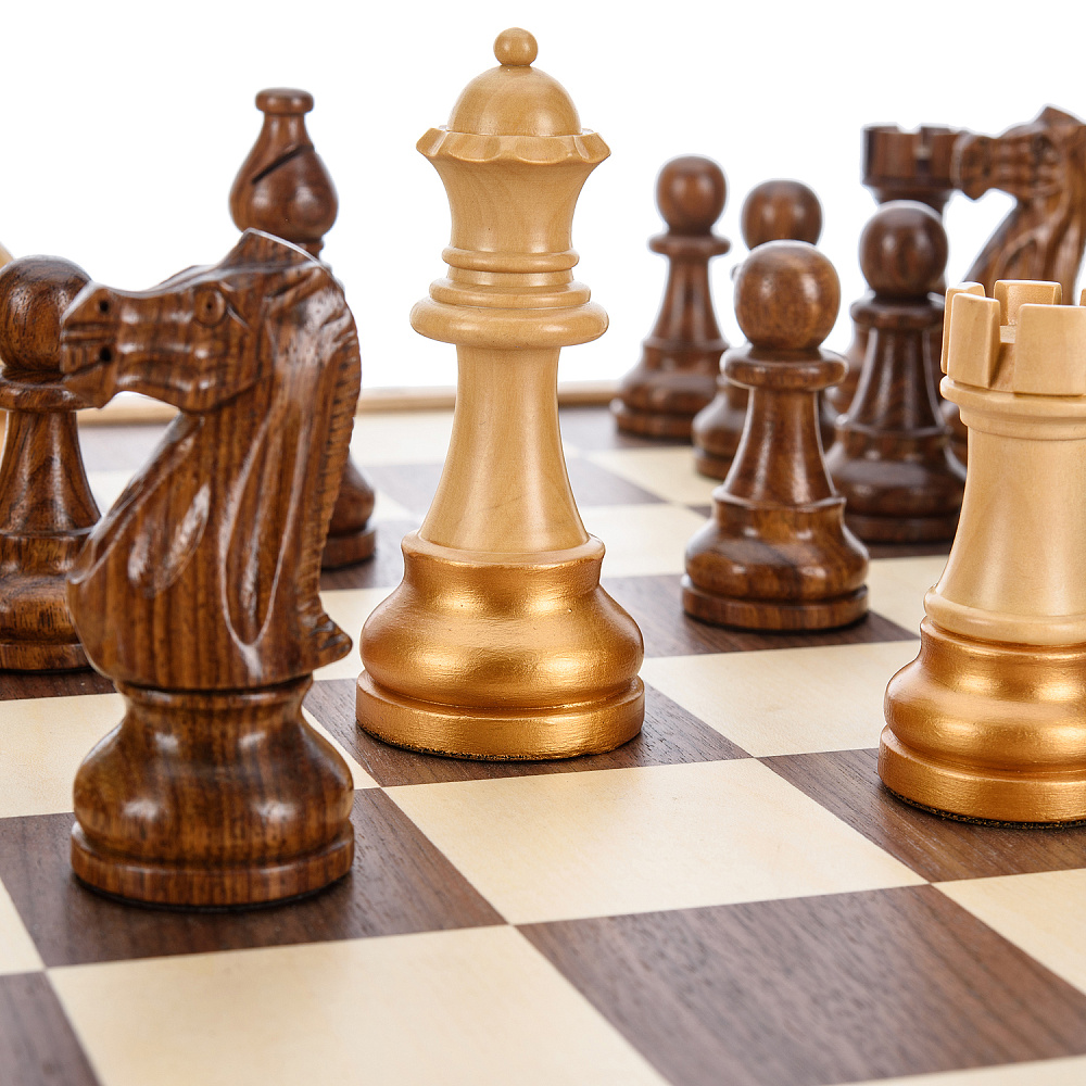 Шахматный ларец с деревянными фигурами 47х47 см - интернет магазин Русь Велика я фото 7