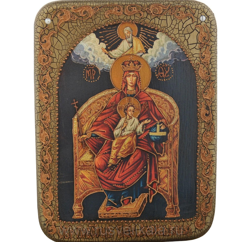 Икона Божье Матери «Державная» 15 х 20 см - интернет магазин Русь Велика я 