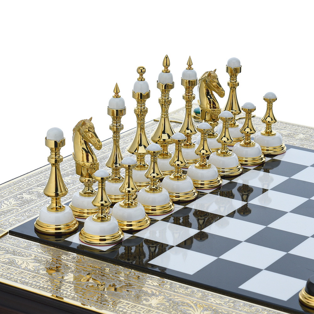 Шахматный ларец «Баталия» 53х53 см. Златоуст - интернет магазин Русь Велика я фото 10