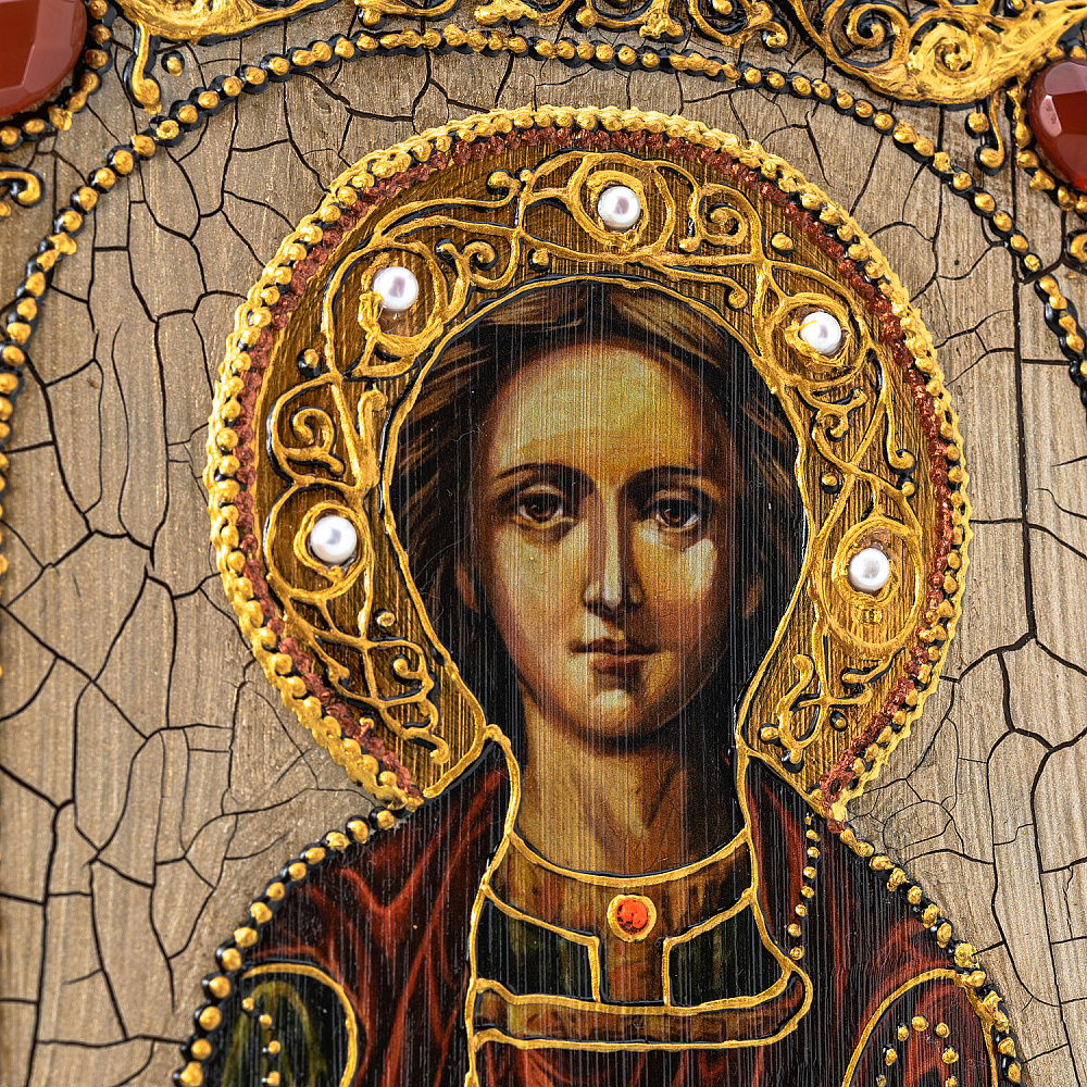 Икона «Целитель Пантелеймон» 15х20 см - интернет магазин Русь Велика я фото 4