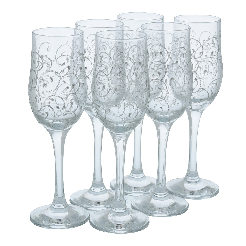 Набор бокалов для шампанского на 6 персон - интернет магазин Русь Велика я фото 2
