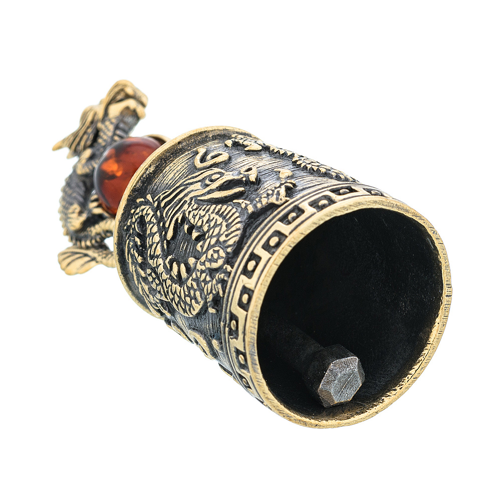 Колокольчик с янтарем «Китайский дракон» - интернет магазин Русь Велика я фото 3