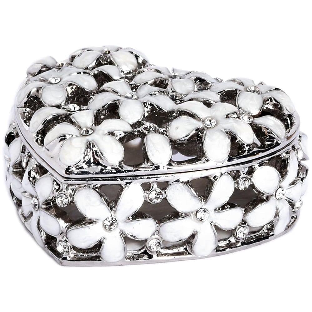 Шкатулка «Цветочное сердце». Традиции Фаберже - интернет магазин Русь Велика я 