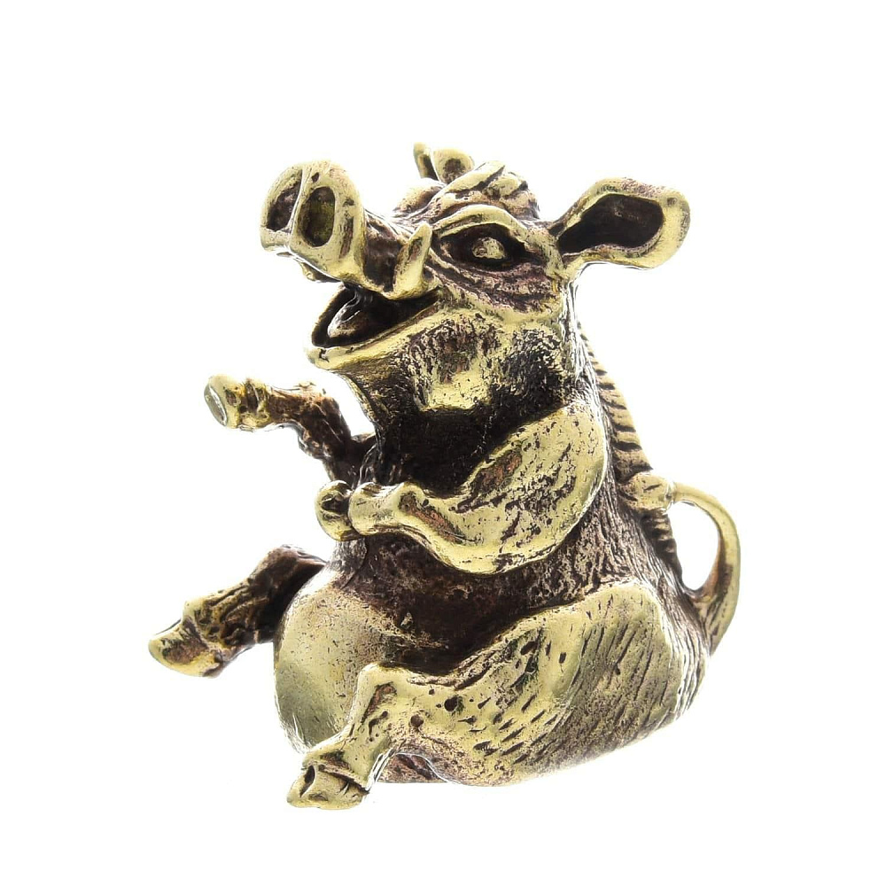 Статуэтка «Веселый кабанчик» - интернет магазин Русь Велика я 