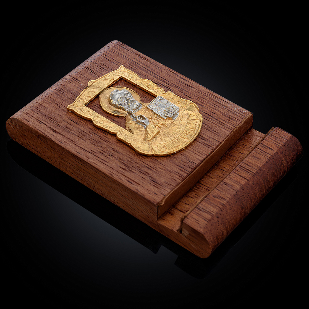 Подставка для телефона «Николай Чудотворец». Златоуст - интернет магазин Русь Велика я фото 1