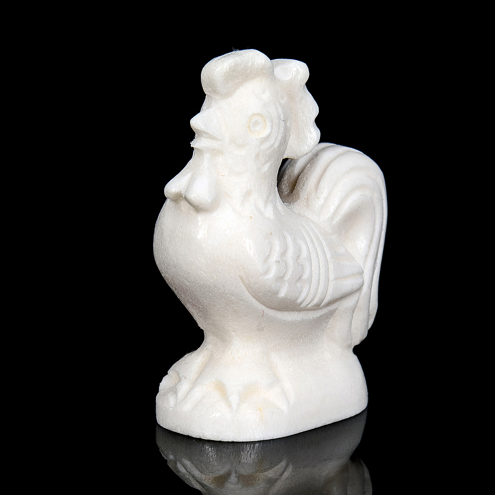 Статуэтка из рога лося «Петух» - интернет магазин Русь Велика я фото 4