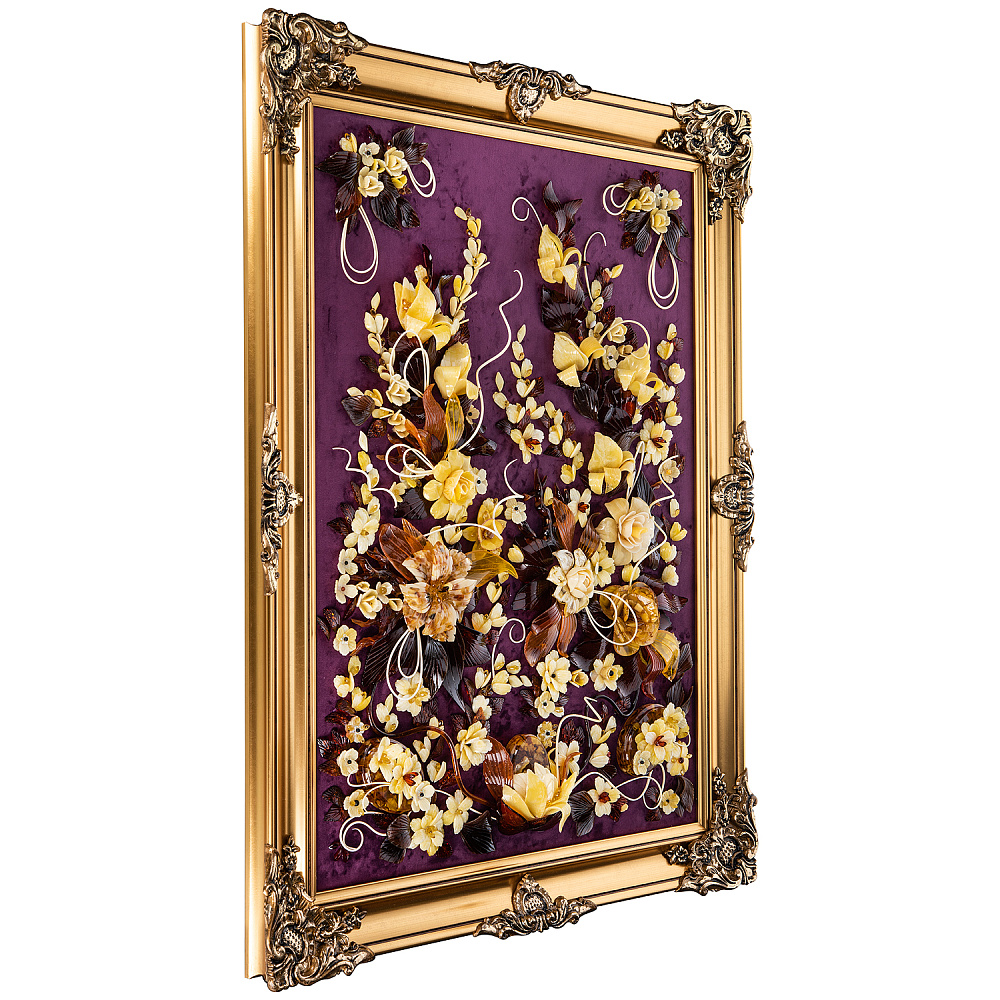 Картина янтарная «Версальский букет» 60х80 см - интернет магазин Русь Велика я фото 7