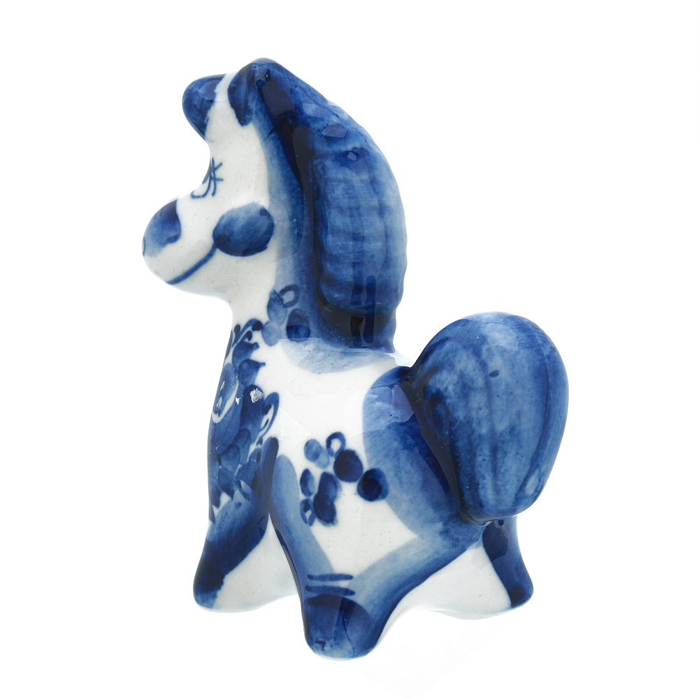 Статуэтка «Лошадь Матильда». Гжель - интернет магазин Русь Велика я фото 2