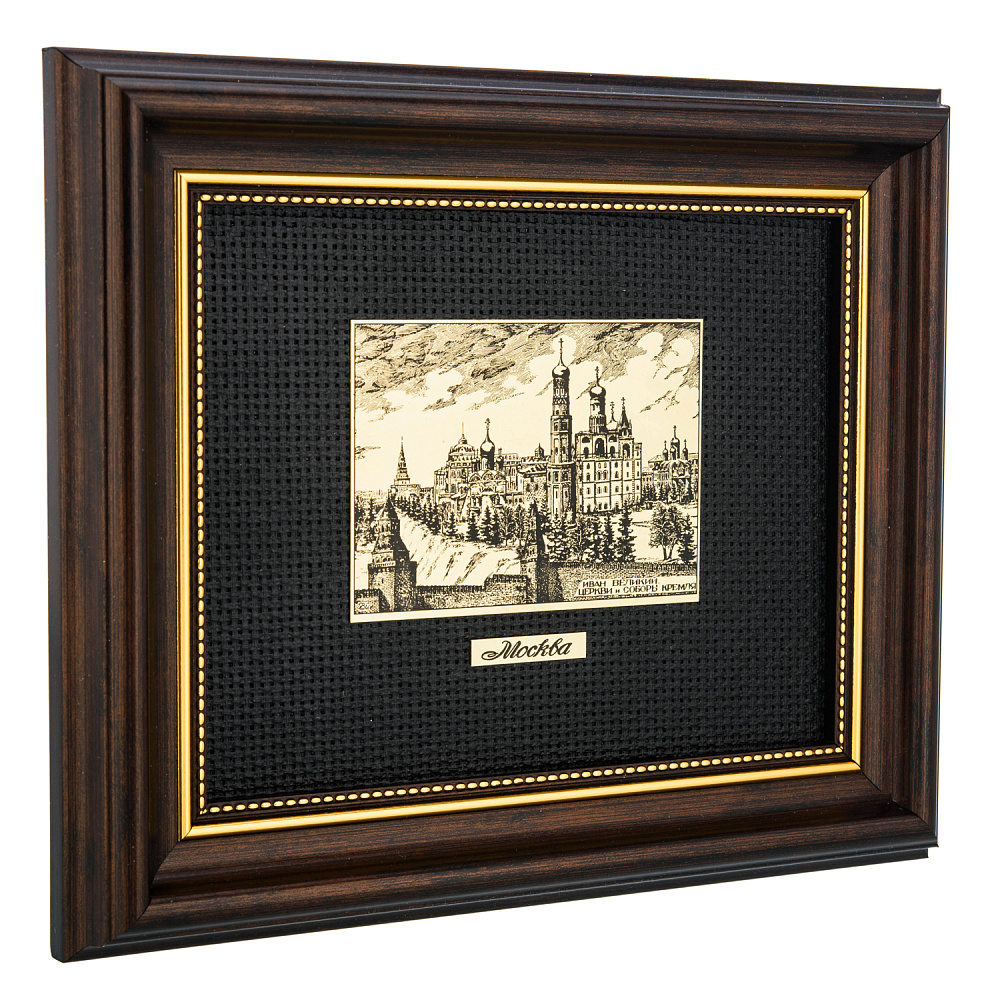 Офорт черно-белый «Иван Великий. Церкви и соборы Кремля» 15х19 см - интернет магазин Русь Велика я фото 2