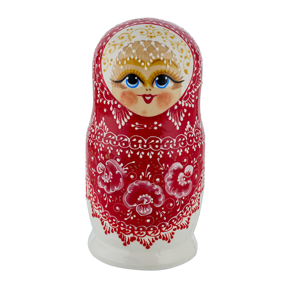 Матрешки «Зимние узоры» 5 мест - интернет магазин Русь Велика я фото 1