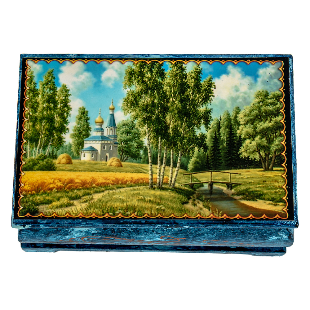 Шкатулка «Летний пейзаж» - интернет магазин Русь Велика я 