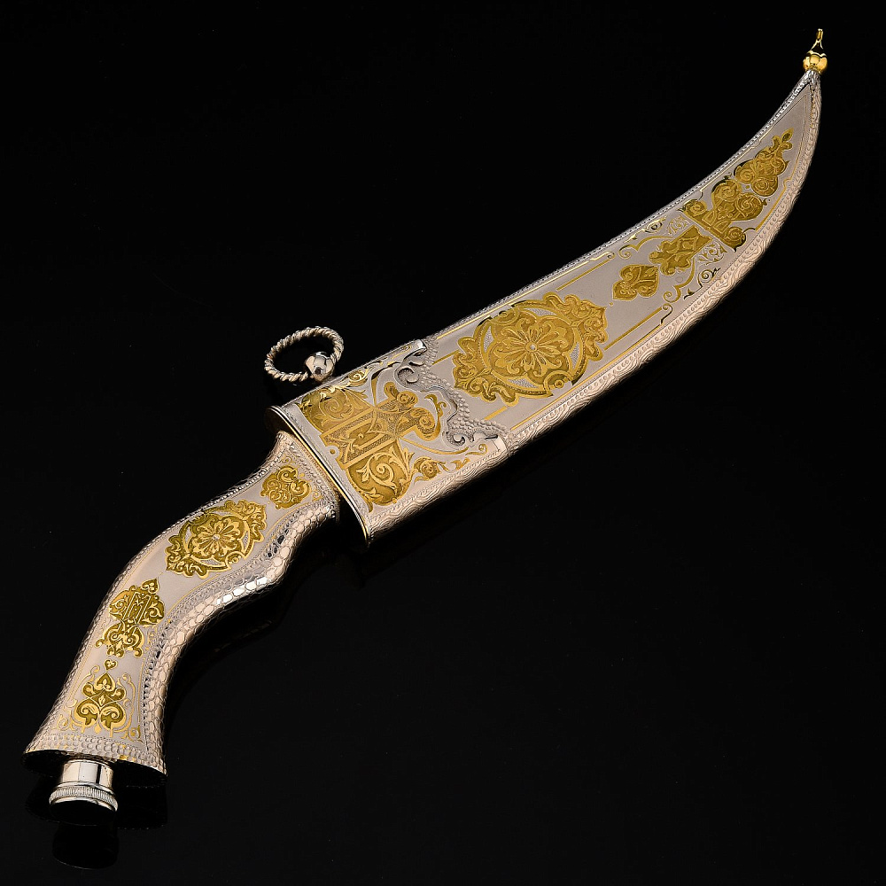 Фляга в виде ножа «Восточная». Златоуст - интернет магазин Русь Велика я фото 2