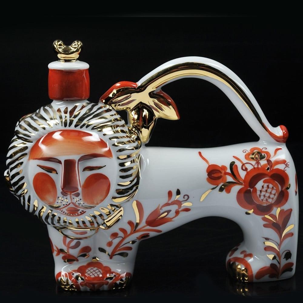 Графин «Лев. Красный». ИФЗ - интернет магазин Русь Велика я 