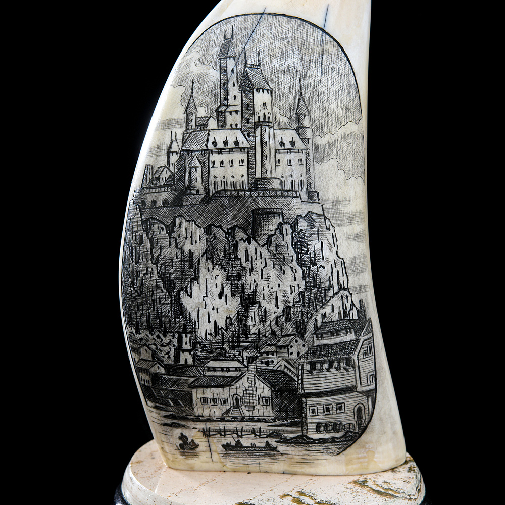 Статуэтка из кости «Замок» - интернет магазин Русь Велика я фото 1