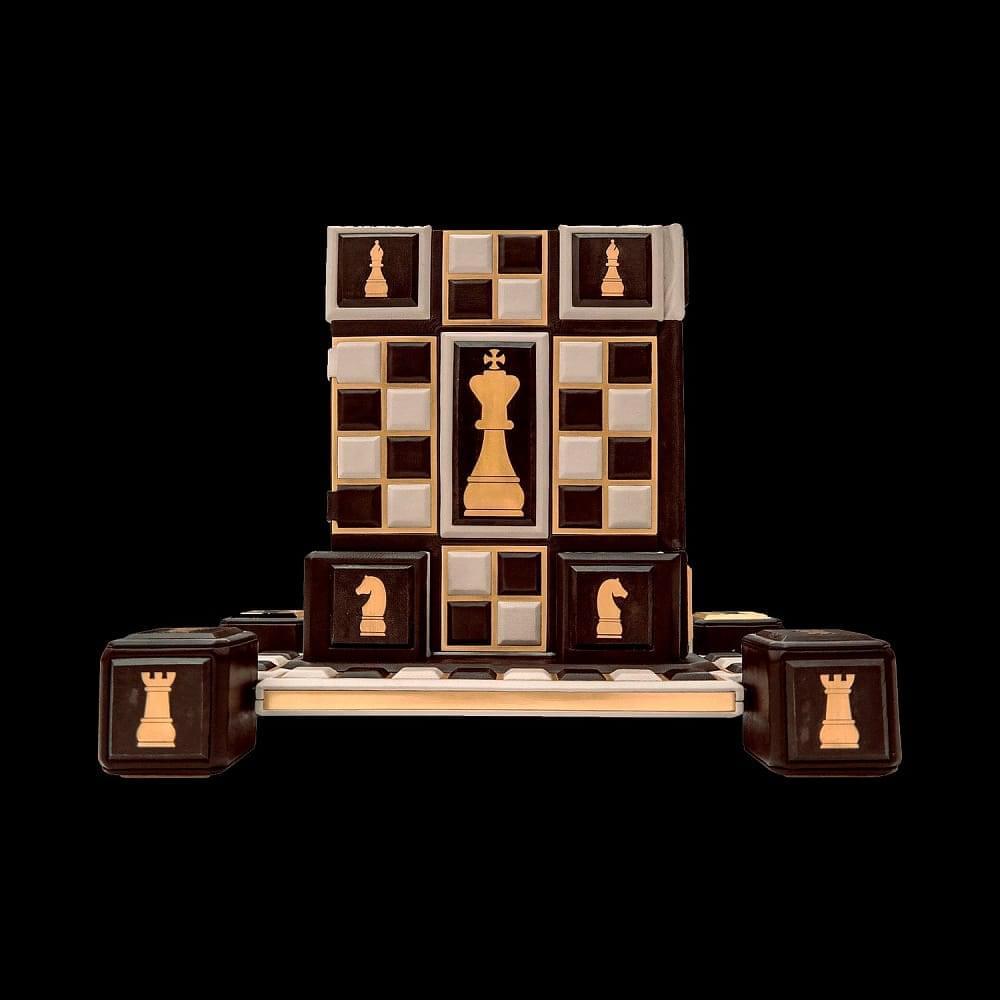 Подарочная книга «Шахматы. 2000 лет истории». Кожаный переплёт - интернет магазин Русь Велика я фото 4