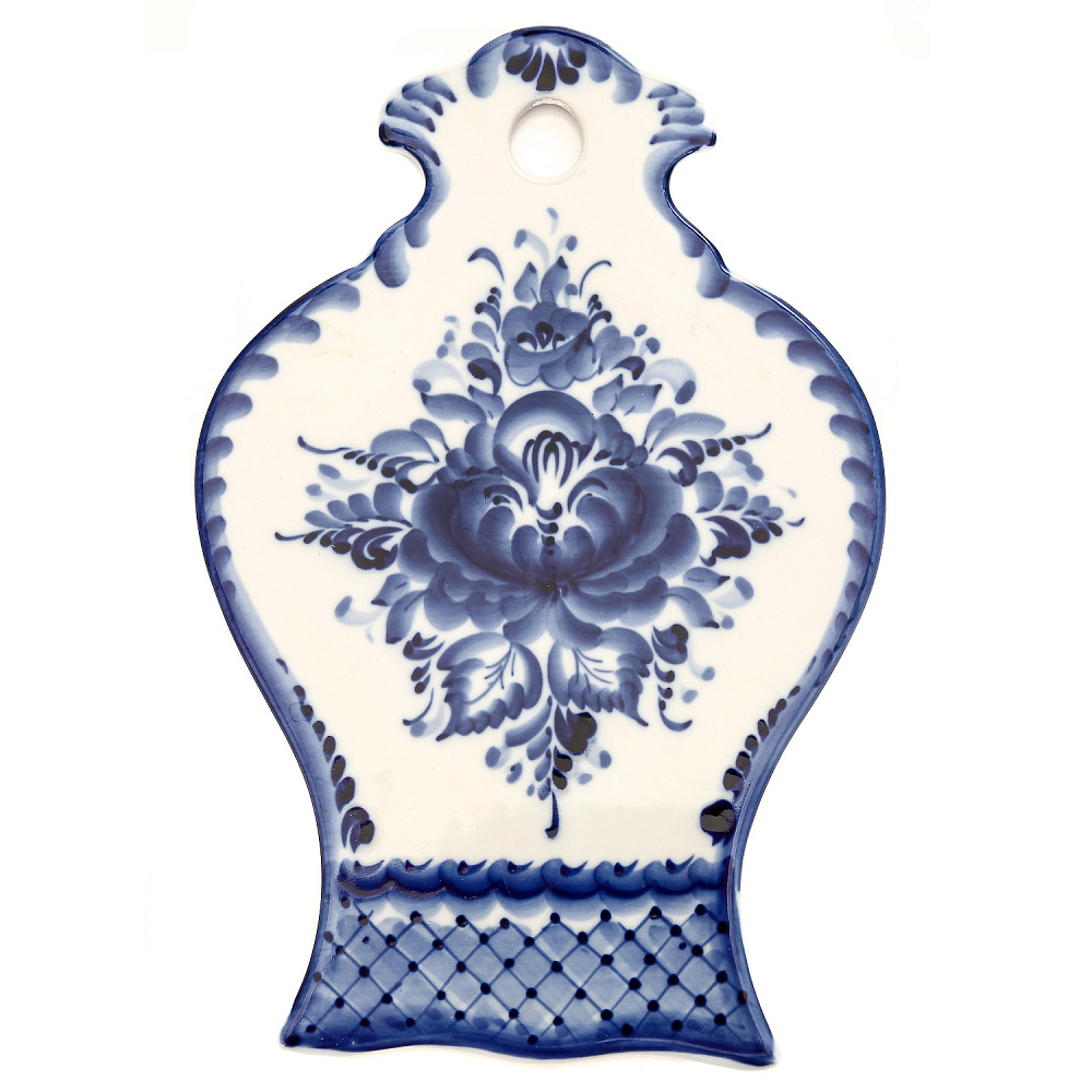 Доска сырная «Сувенирная». Гжель - интернет магазин Русь Велика я 