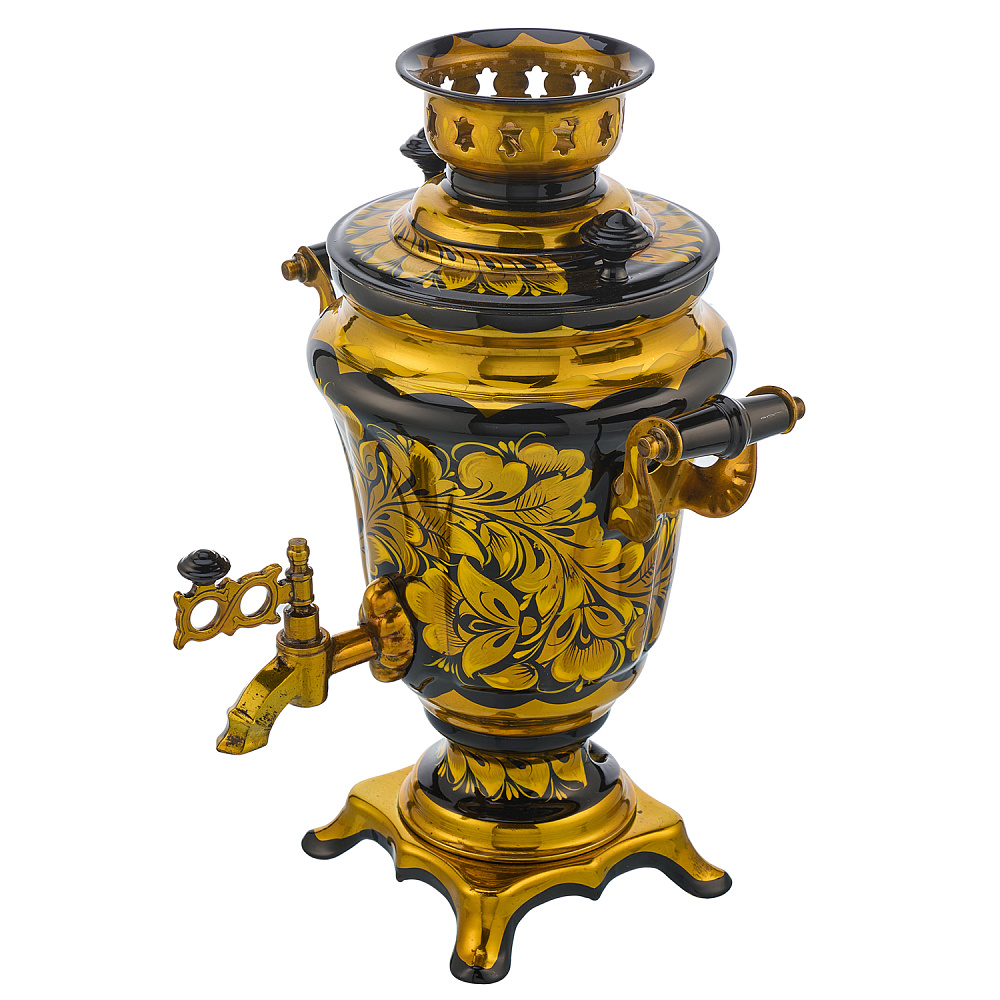 Самовар электрический 1,5 л «Кудрина». Хохлома - интернет магазин Русь Велика я фото 2