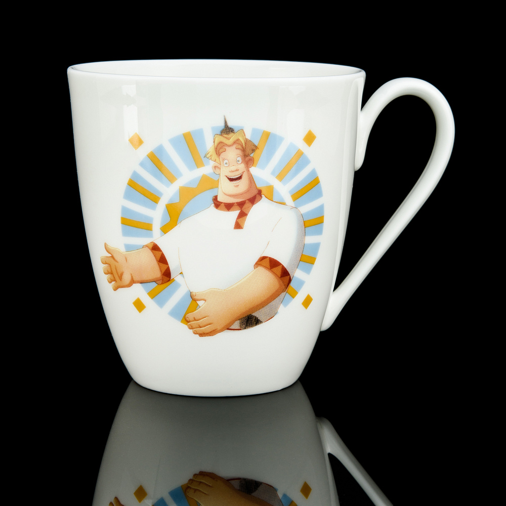 Чайный бокал 450 мл «Отведай-ка чайку». Форма Вариации. ИФЗ - интернет магазин Русь Велика я 