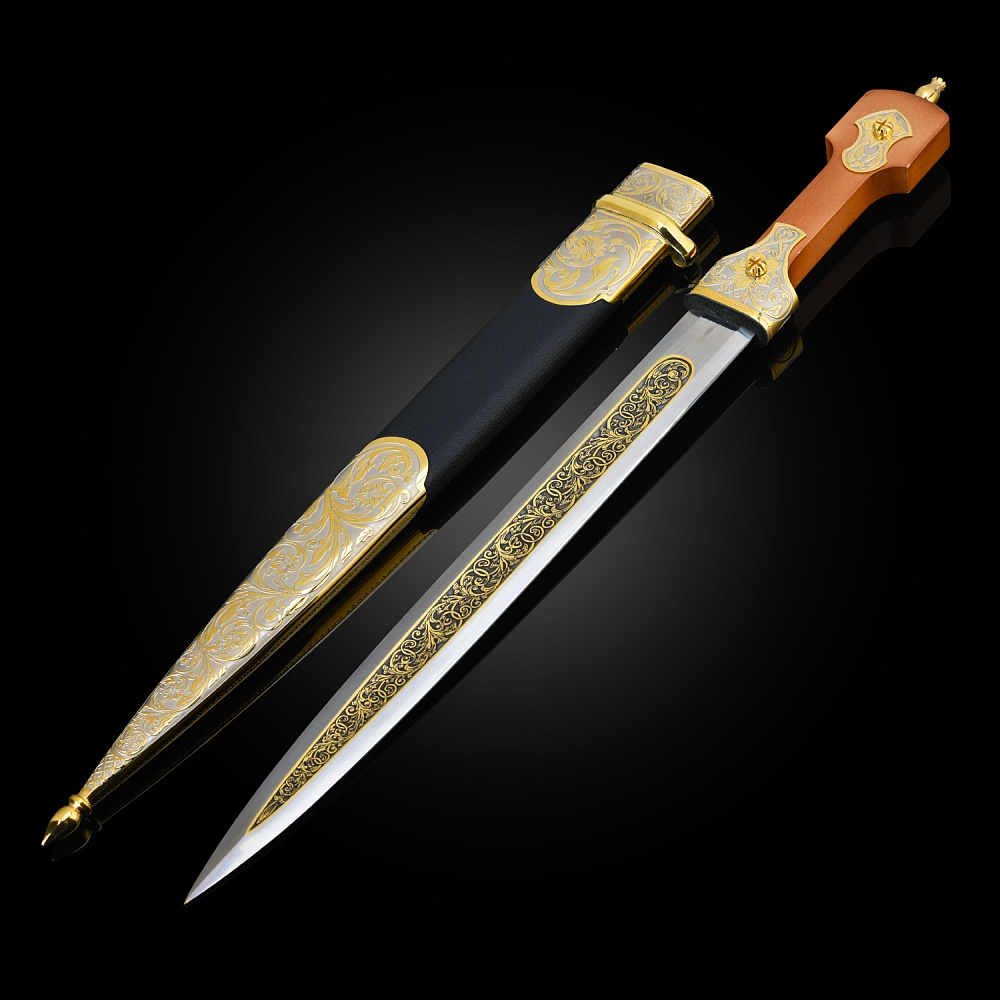 Кинжал сувенирный с золочением - интернет магазин Русь Велика я фото 1