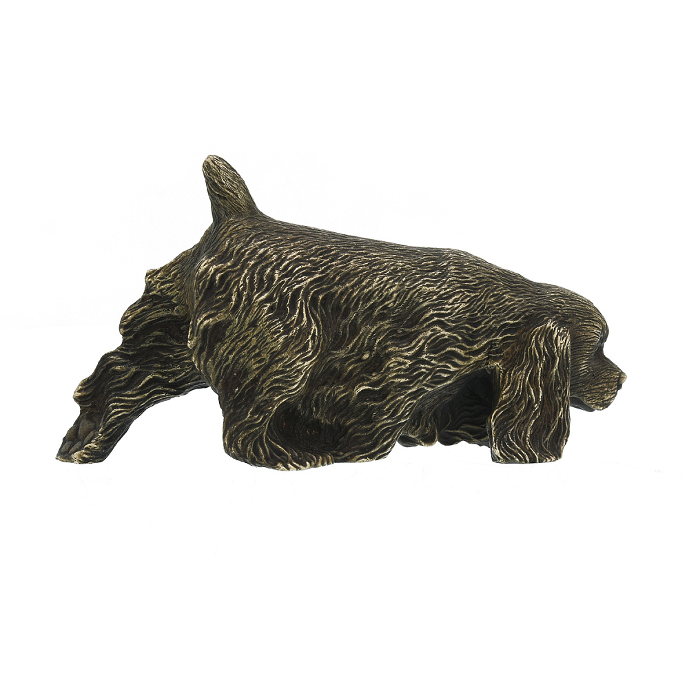 Бронзовая статуэтка «Собака Кокер-спаниель» - интернет магазин Русь Велика я фото 1