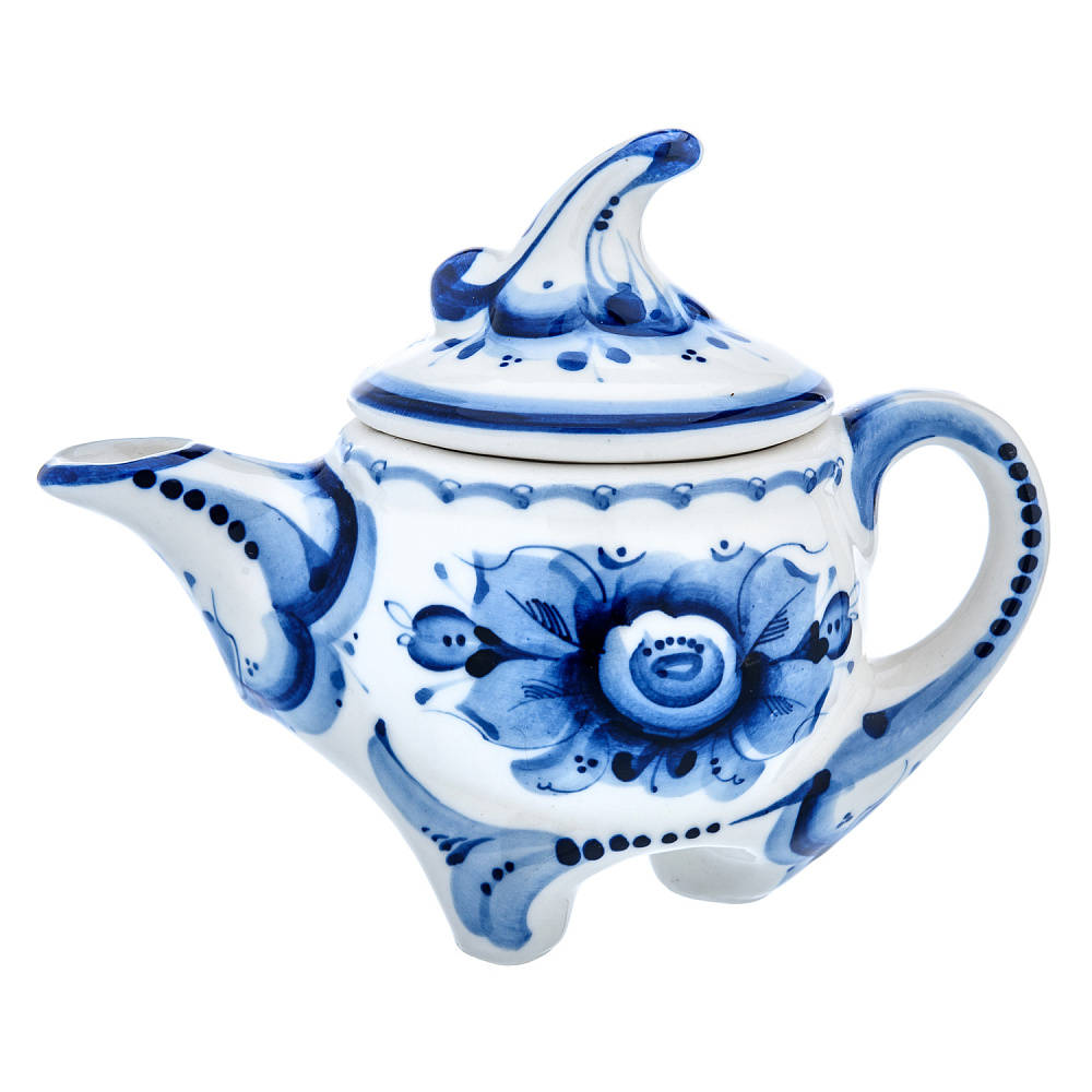 Чайник заварочный. Гжель - интернет магазин Русь Велика я 