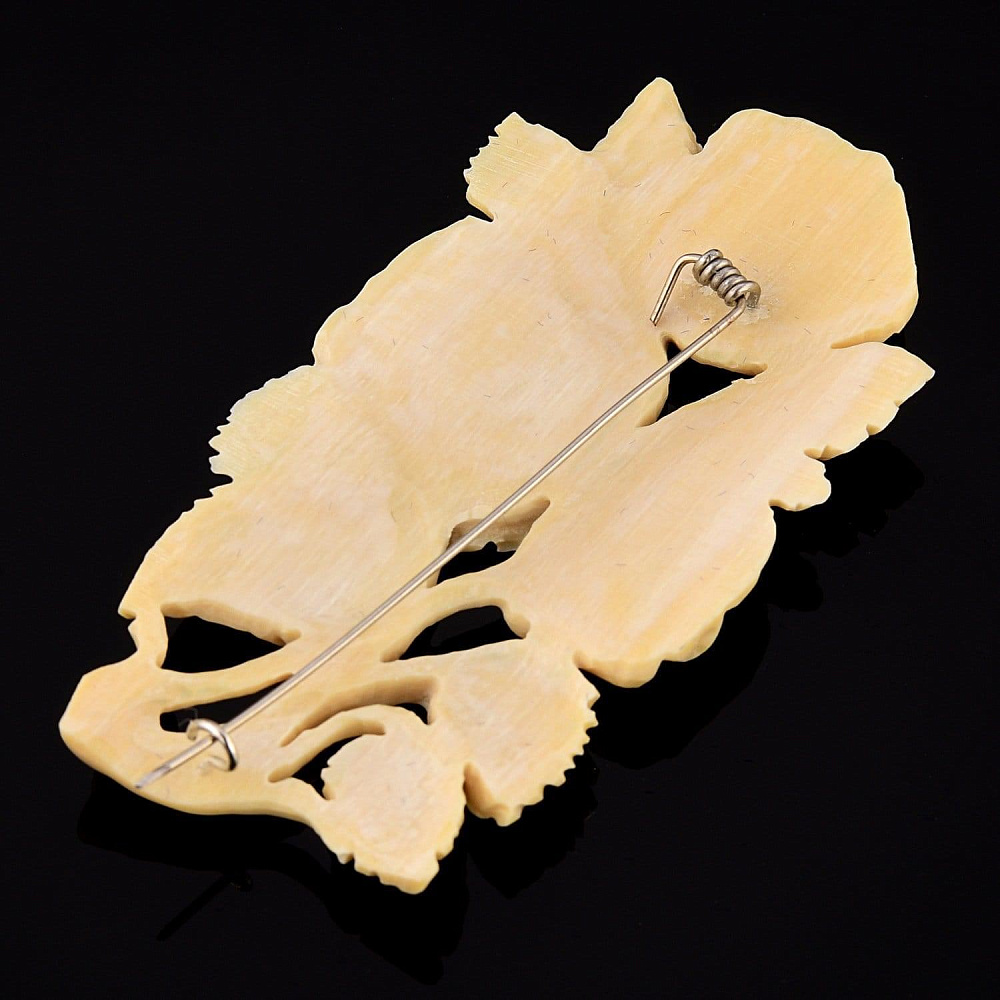 Брошь из бивня мамонта «Розы» - интернет магазин Русь Велика я фото 1