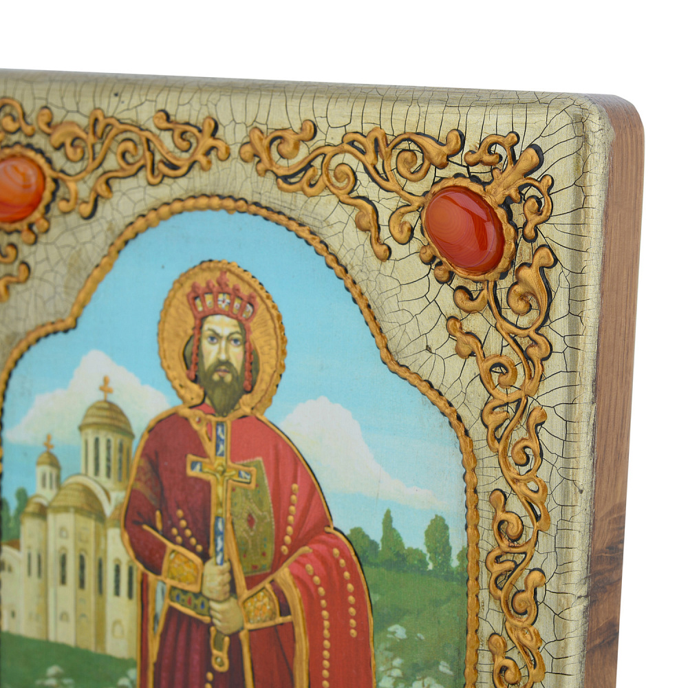 Икона «Князь Владимир» 15х20 см - интернет магазин Русь Велика я фото 3