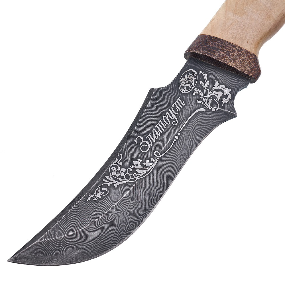 Нож сувенирный из дамасской стали «Диана». Златоуст - интернет магазин Русь Велика я фото 9