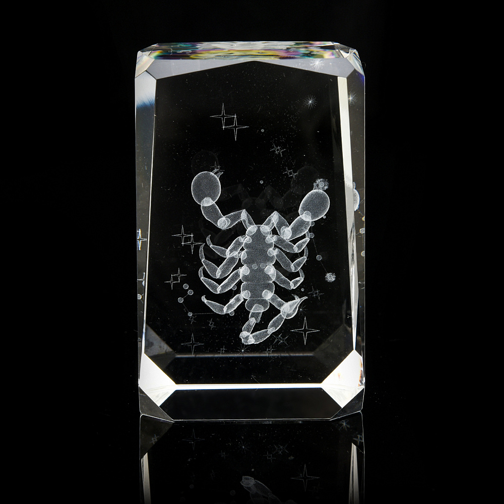 Лазерная графика. Статуэтка «Знак зодиака Скорпион» - интернет магазин Русь Велика я 