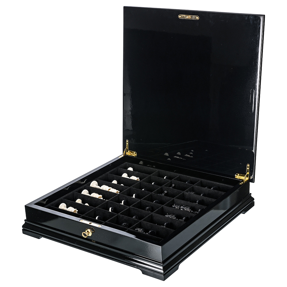 Шахматы с перламутром и фигурами из кости 45х45 см - интернет магазин Русь Велика я фото 11