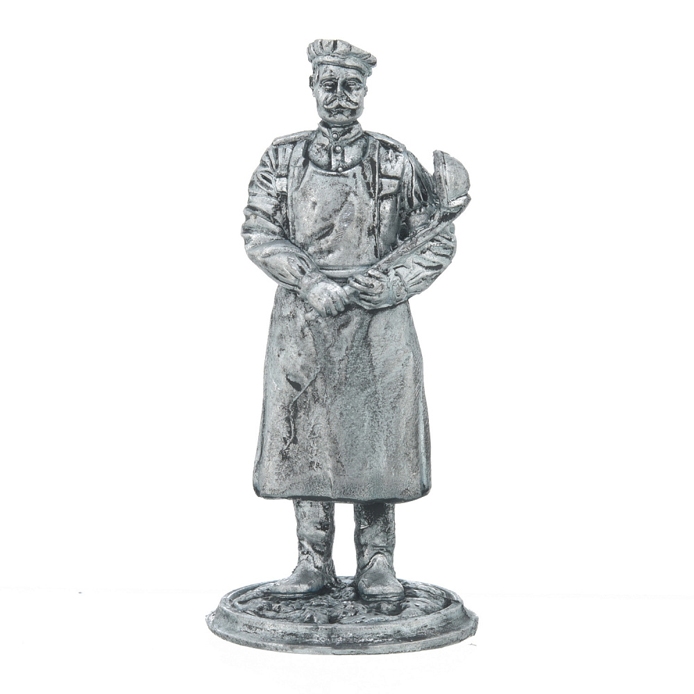 Оловянная миниатюра. Солдатик «Повар» - интернет магазин Русь Велика я 