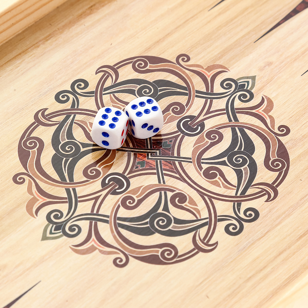 Деревянные нарды «Охотники на привале» 40х20 см - интернет магазин Русь Велика я фото 6