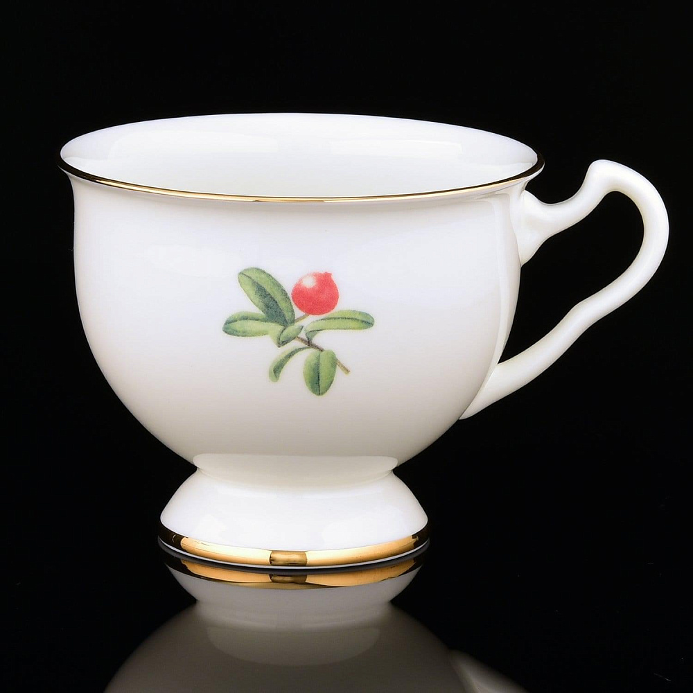 Чайная пара «Брусника» форма «Айседора» ИФЗ - интернет магазин Русь Велика я фото 2