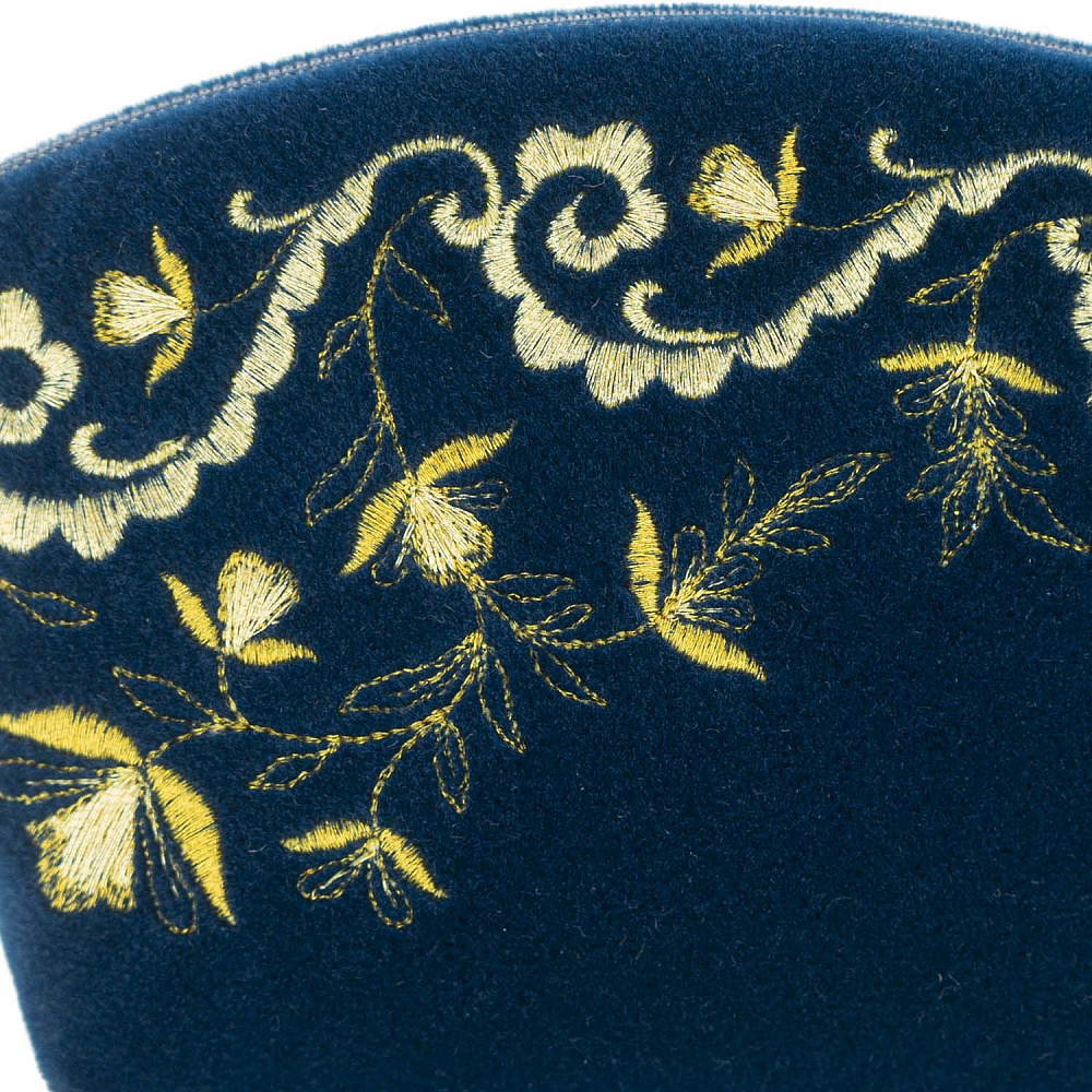 Косметичка «Нефертити». Темно-синяя с вышивкой - интернет магазин Русь Велика я фото 2